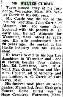 Almonte Gazette, 11 March 1954
