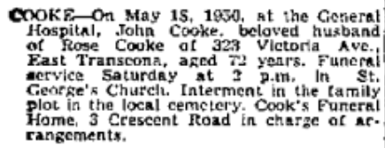 Winnipeg Free Press, 19 May 1950