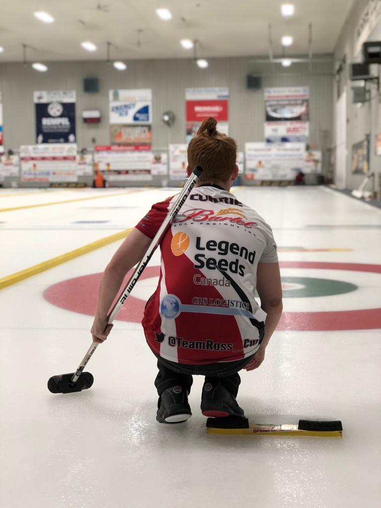 Grady curling, circa 2018