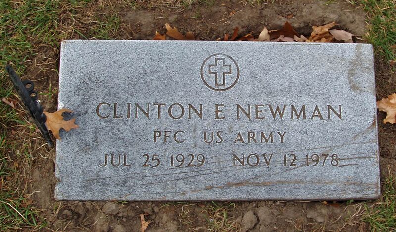 File:Clinton Eugene Newman Tombstone.jpg