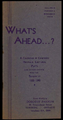 Cover of What's Ahead, November 1939, the issue in which Carol Chace's article appeared.